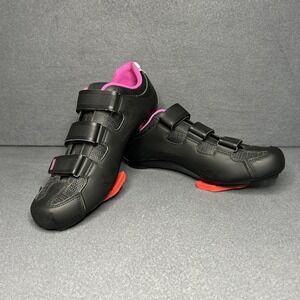 Tommaso Women's Size 10.5 Cycling Shoes Black SPD Cleats EU 42 Road Bike